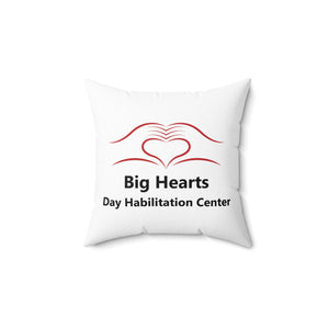 Big Hearts Day Habilitation Center Decorative Pillow