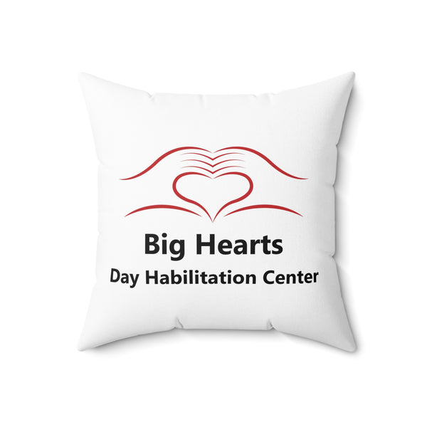 Big Hearts Day Habilitation Center Decorative Pillow