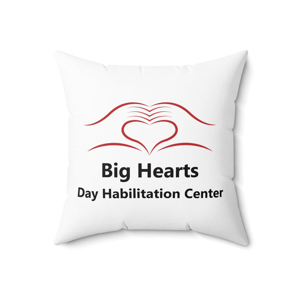 Big Hearts Day Habilitation Center Decorative Pillow