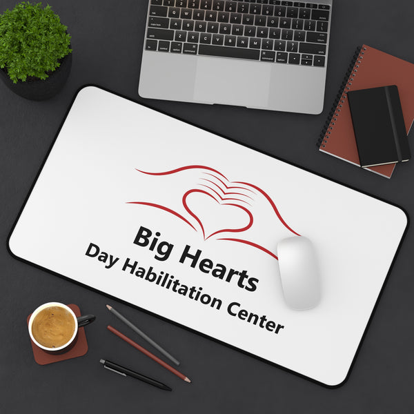 Personalized Desk Mat | Big Hearts Day Habilitation Center Design | Office Decor Gift