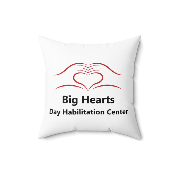 Big Hearts Day Habilitation Center Decorative Pillow