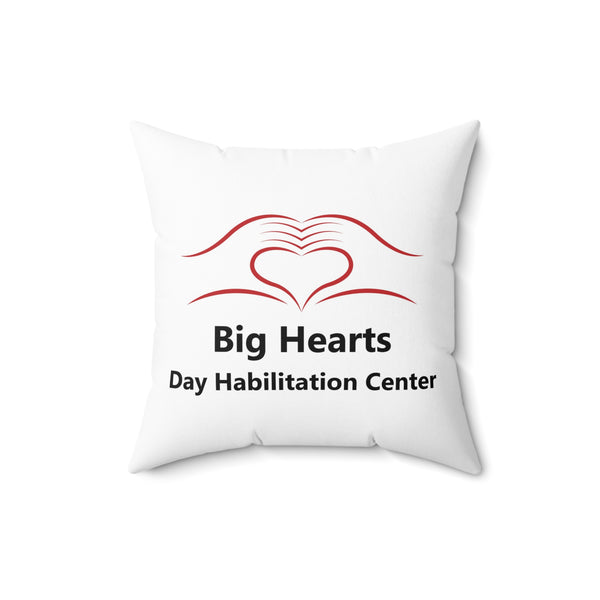 Big Hearts Day Habilitation Center Decorative Pillow