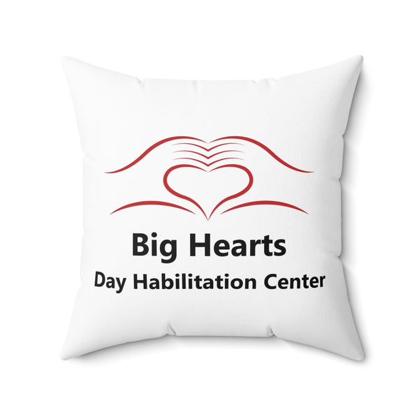 Big Hearts Day Habilitation Center Decorative Pillow